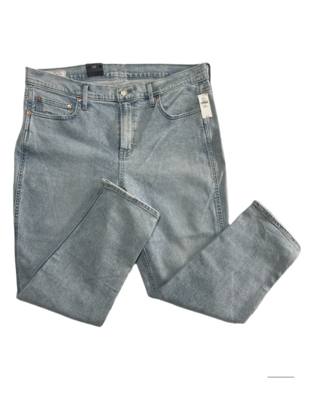 GAP New Women's Vintage Slim Jeans Light Blue Size 34/18 Regular Plus Size